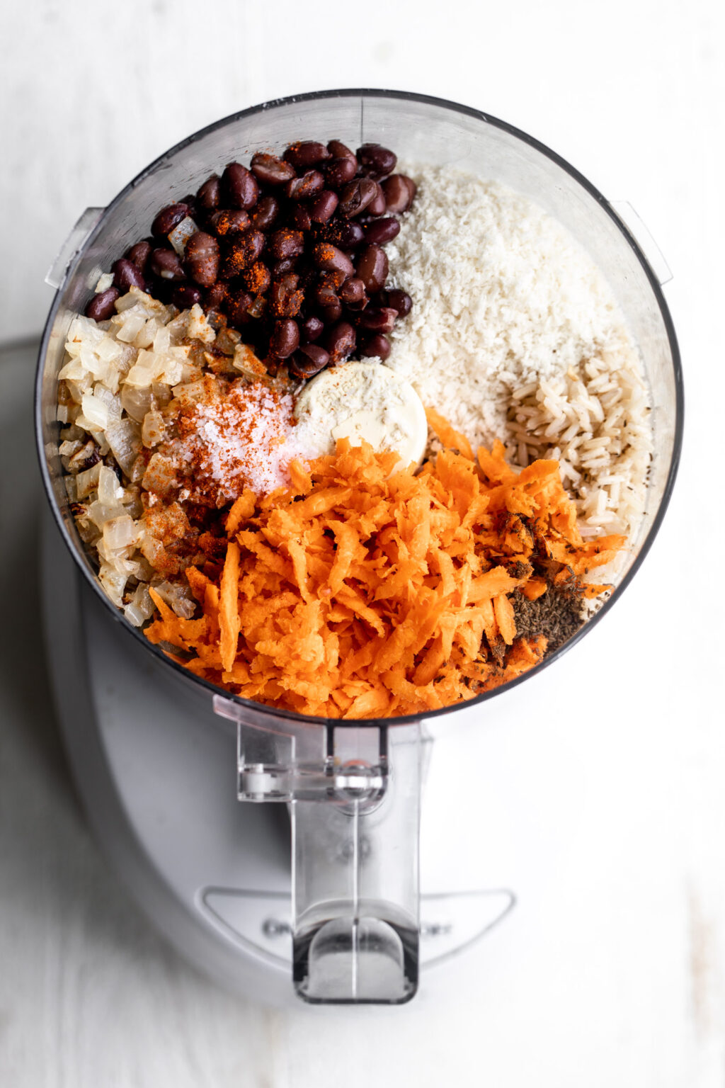 Spicy Black Bean & Corn Veggie Burgers Cooking with Cocktail Rings