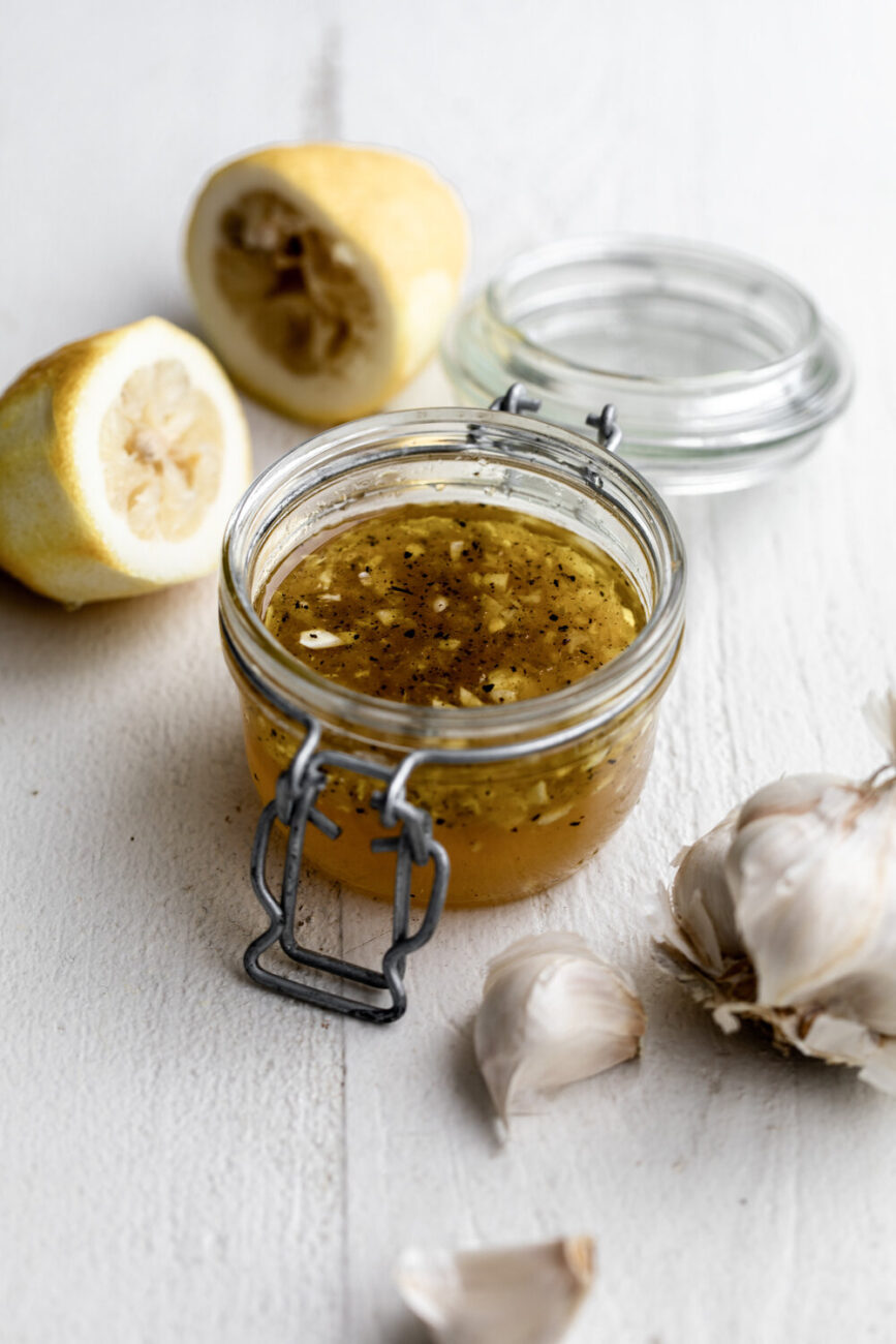 Lemon vinaigrette.