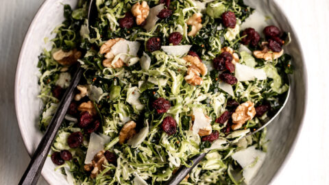 Shaved Brussels Sprouts Salad Recipe