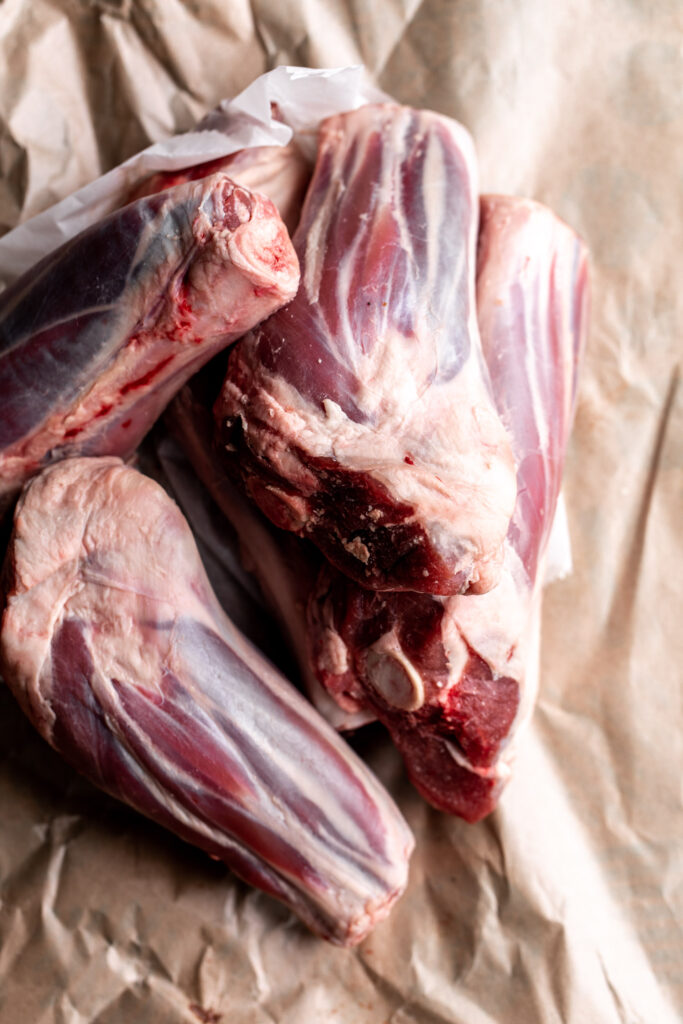 lamb shanks.
