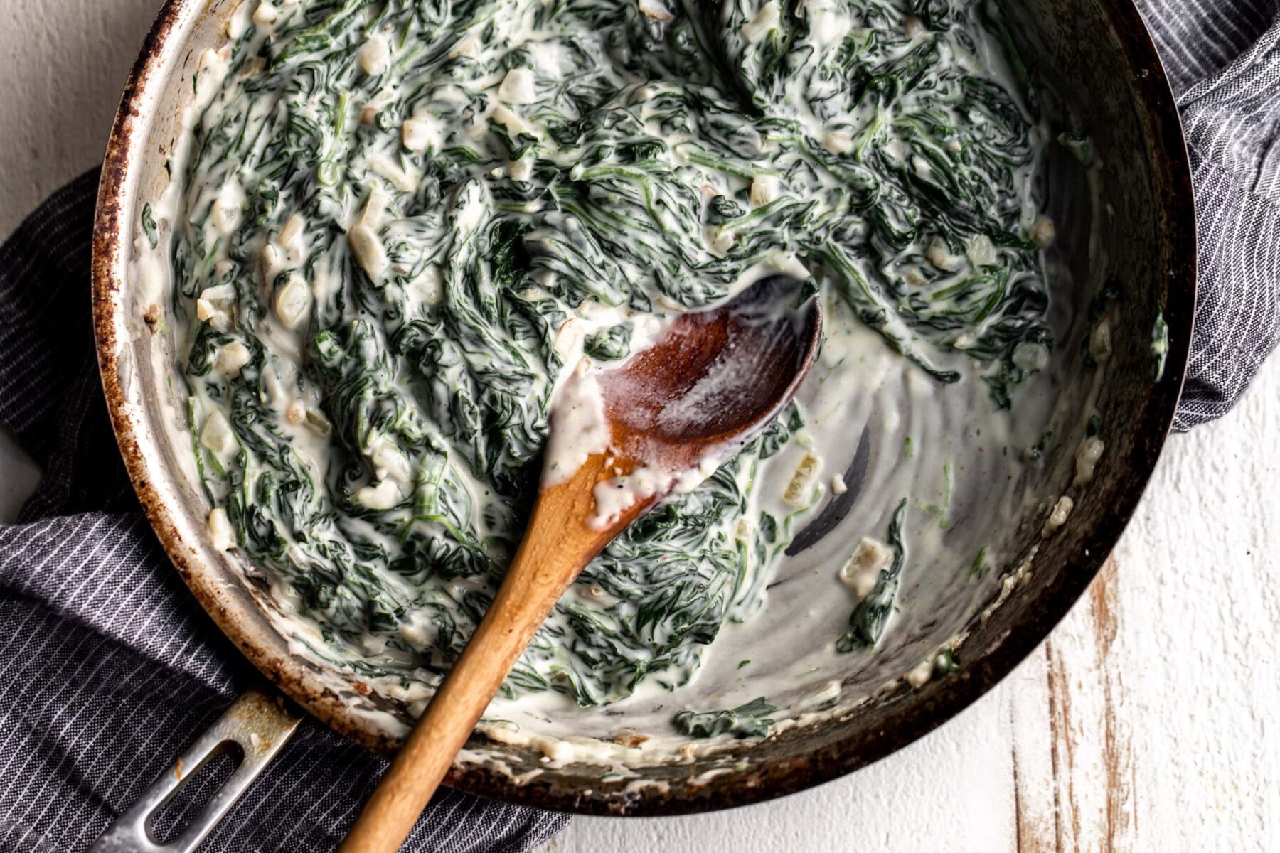 Creamed Spinach Recipe.