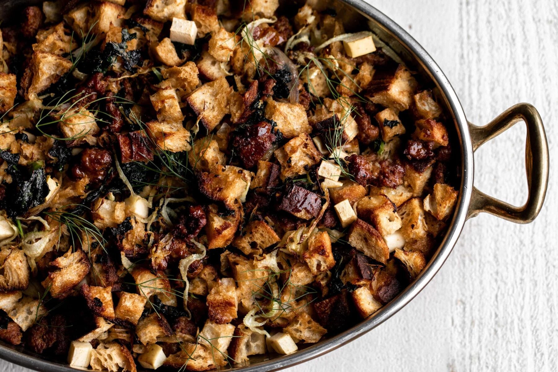 Thanksgiving Sausage Stuffing Recipe.