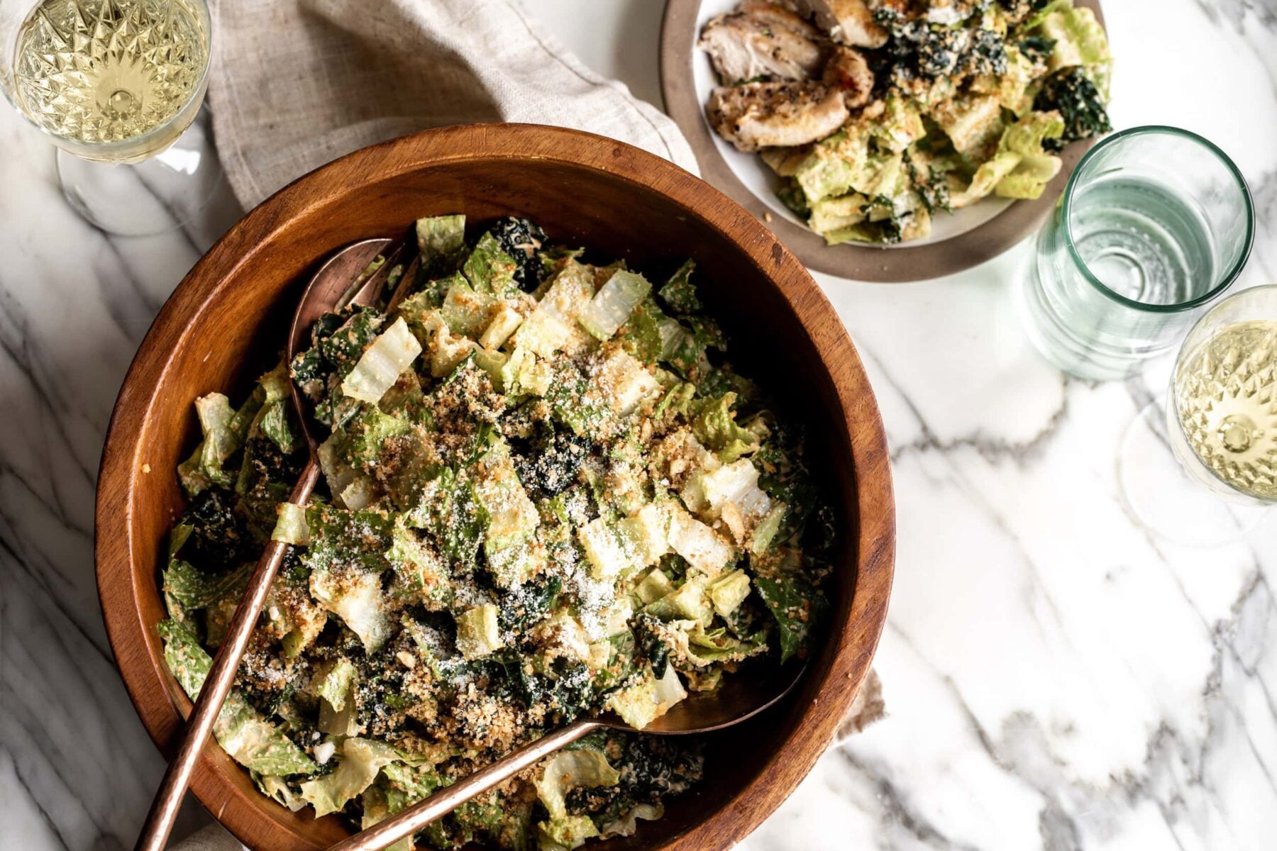 Spicy dressing for salad.