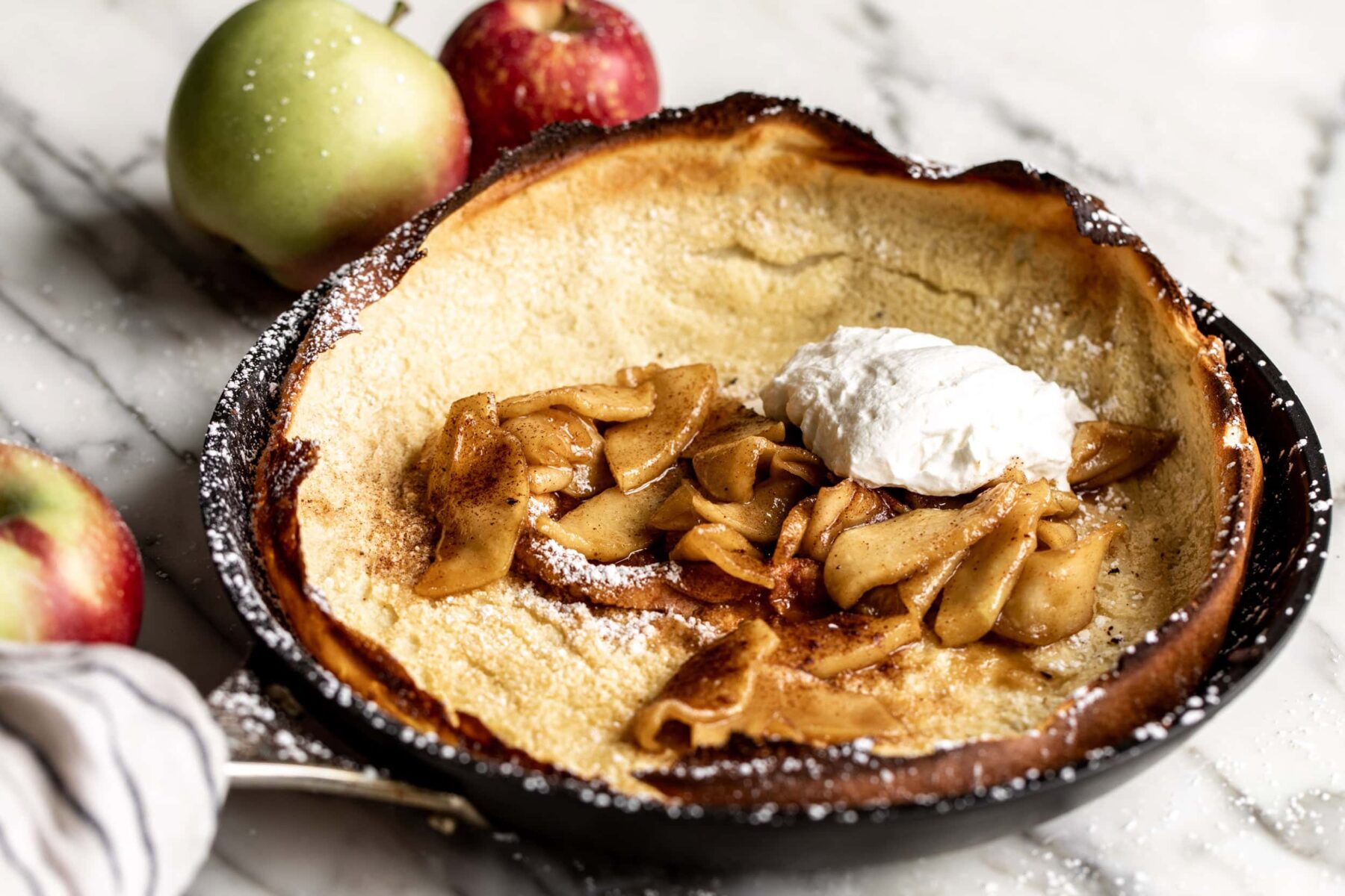 How to Make Apple Dutch Baby.