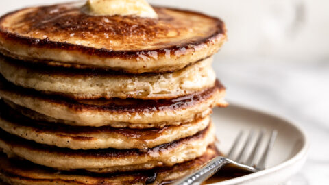 Brown Butter Pancakes with Flakey Sea Salt