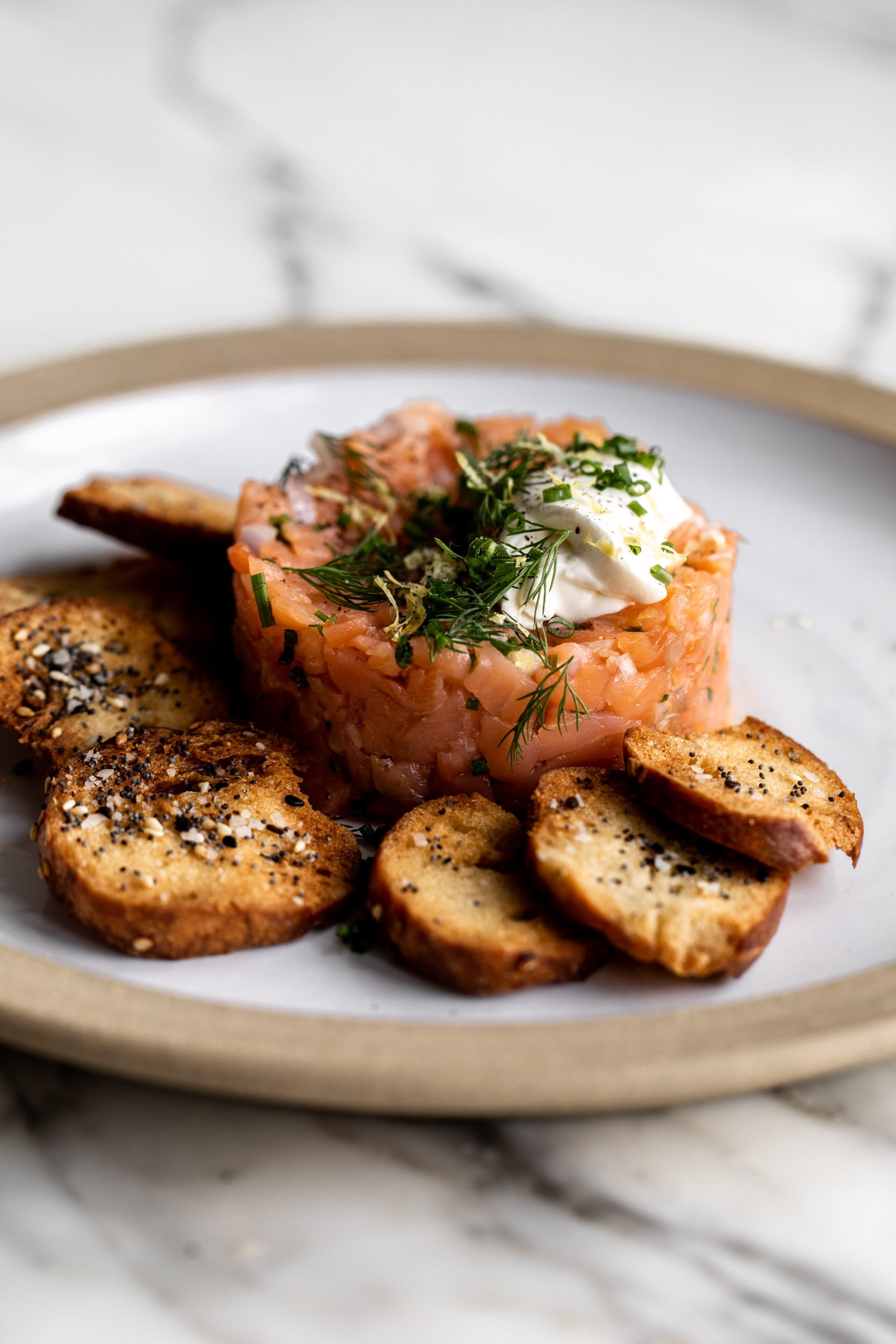 How to Make Smoked Salmon Tartare Cooking with Cocktail Rings