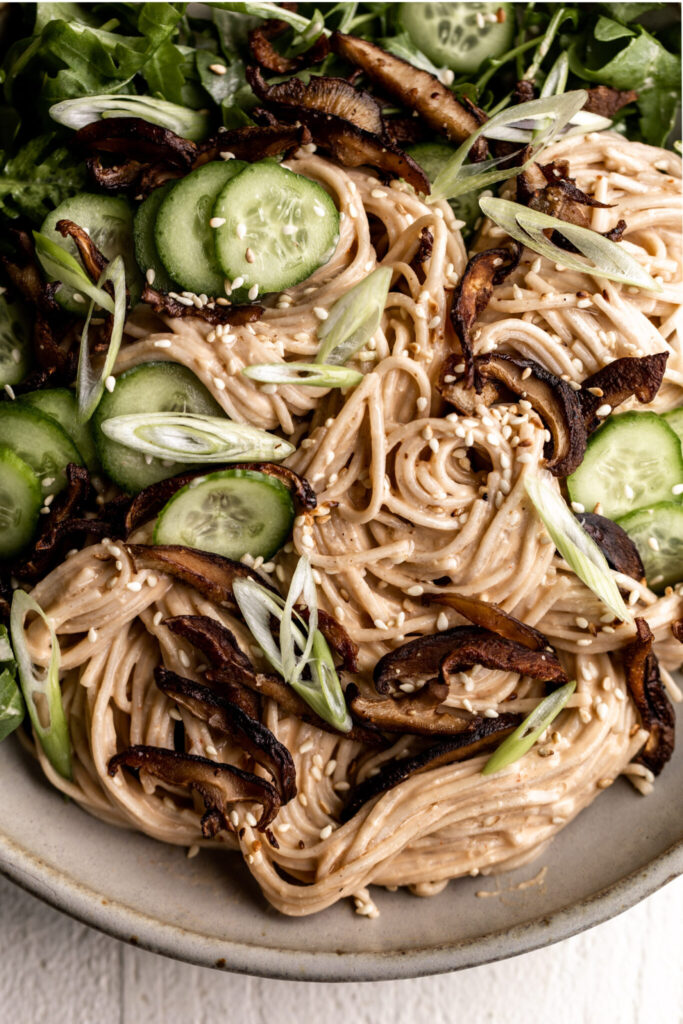 Chilled Soba Noodle Salad with Crispy Shiitake Mushrooms - 30 Easy Weeknight Meals
