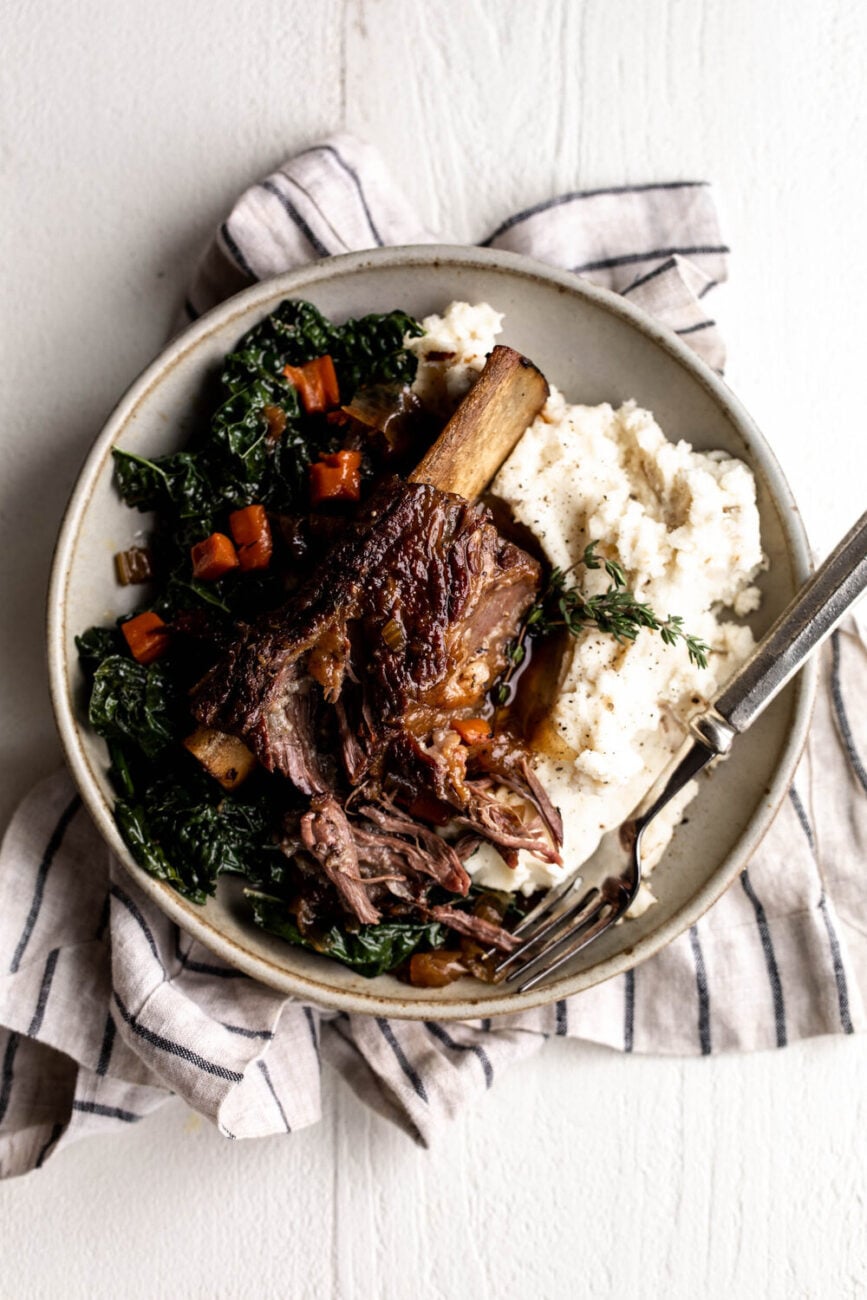 Maple Bourbon Braised Short Ribs.