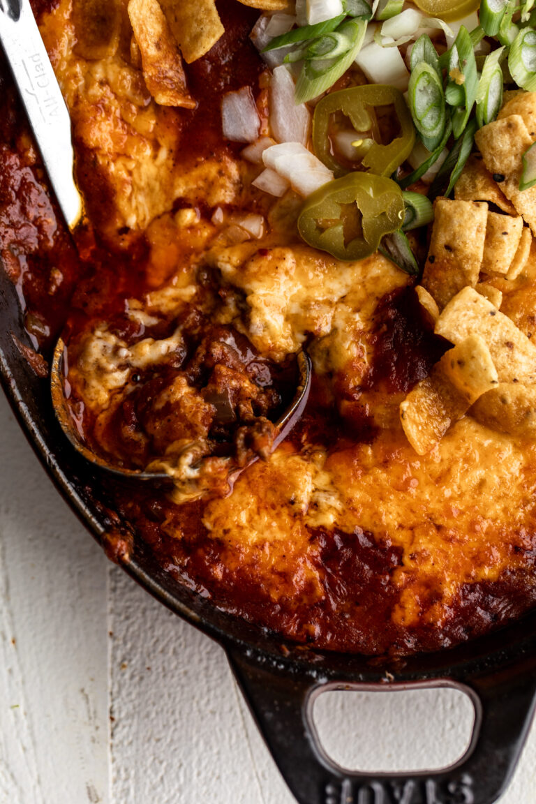 Chili Cheese Frito Pie Cooking with Cocktail Rings