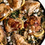 Spinach and Artichoke Chicken and Orzo Bake