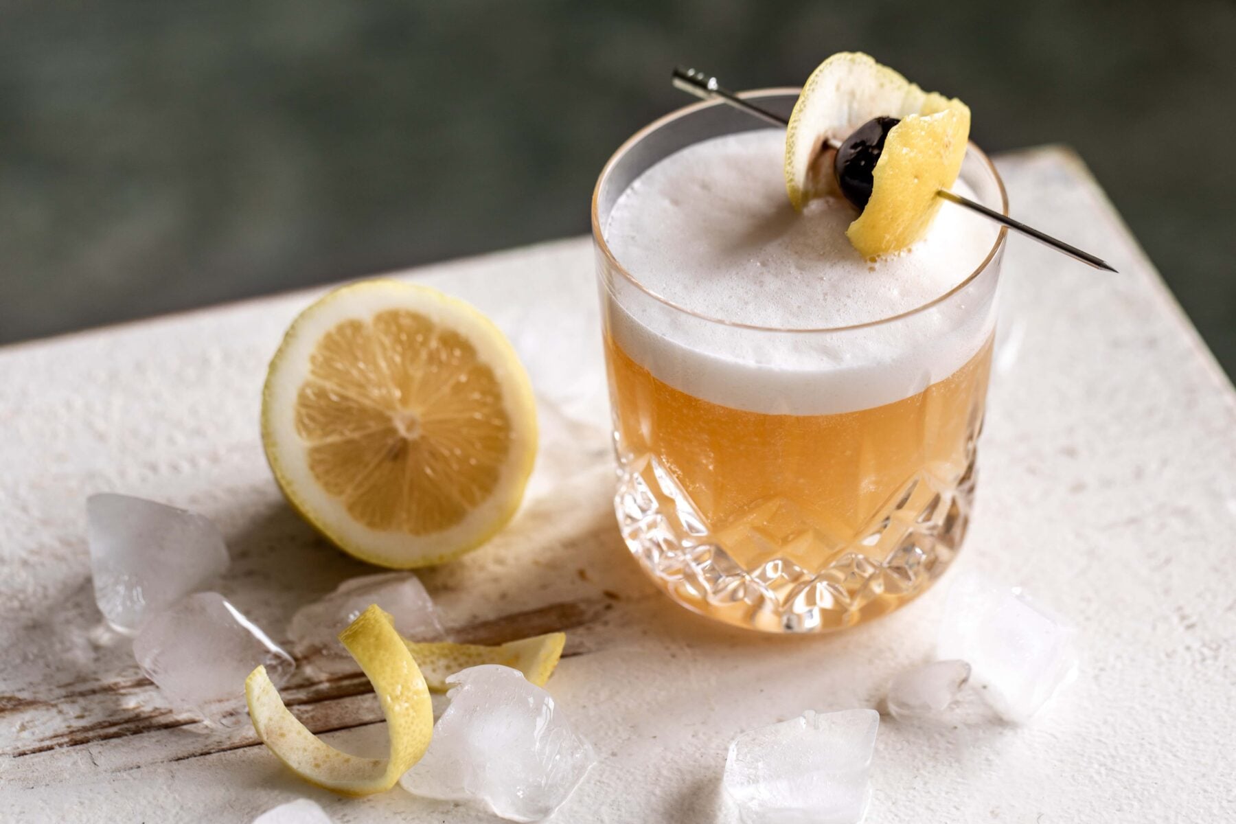 Amaretto sour recipe.