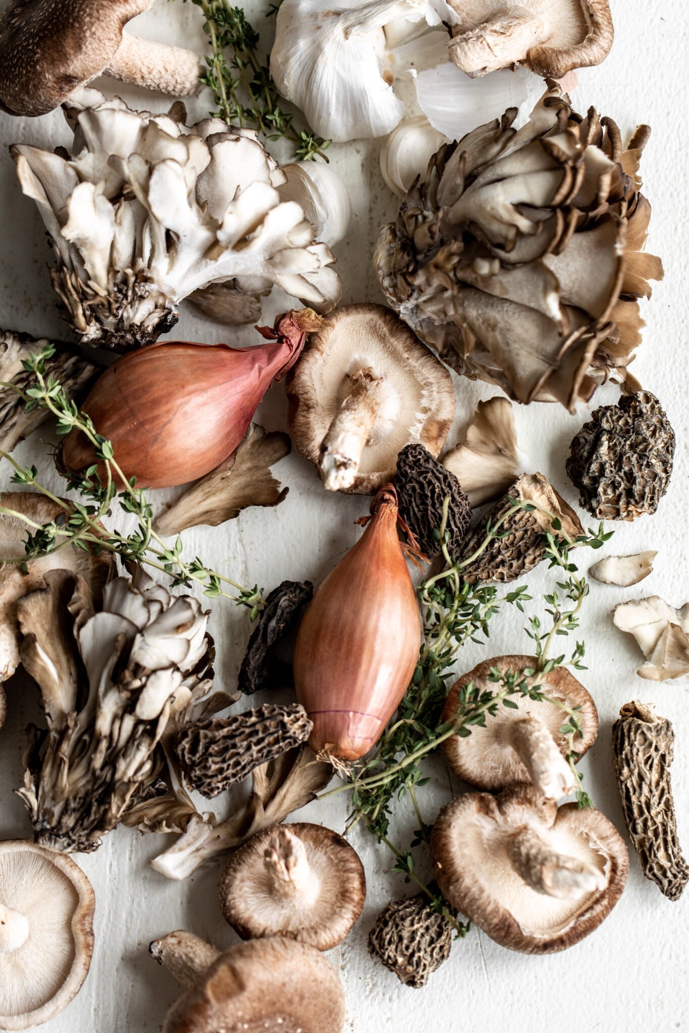 Mushroom Alfredo Pasta Cooking with Cocktail Rings