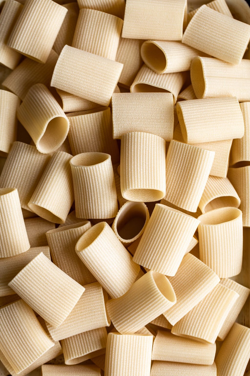 Mushroom Alfredo Pasta Cooking with Cocktail Rings
