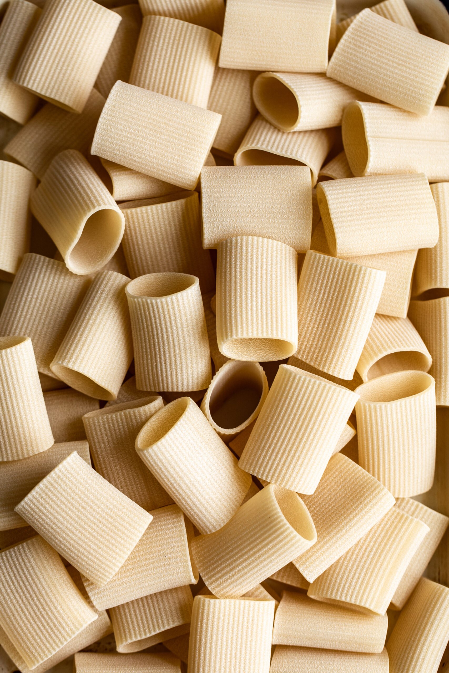 Mushroom Alfredo Pasta Cooking with Cocktail Rings