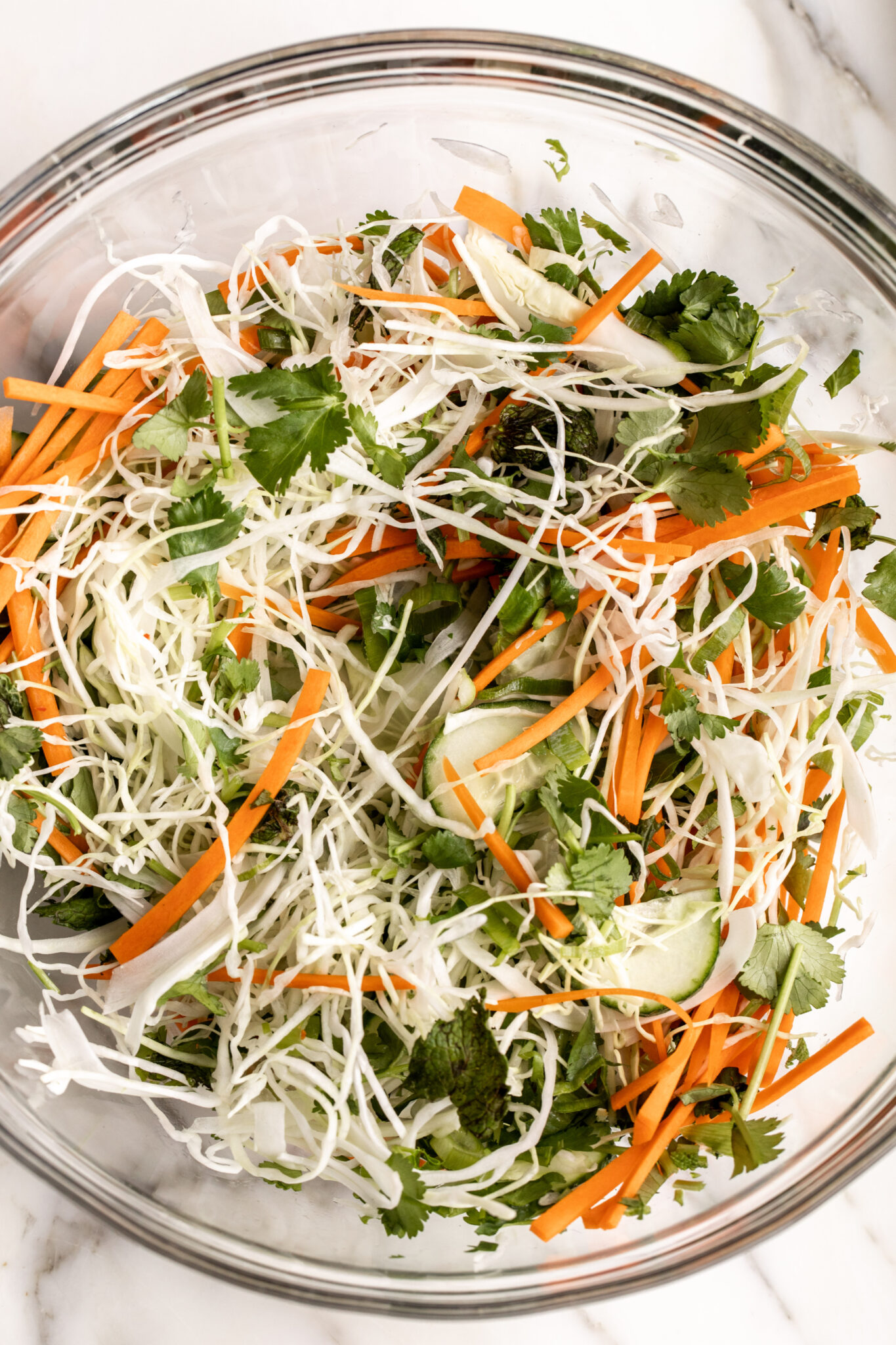 Vietnamese Chicken Salad Spicy Cooking with Cocktail Rings