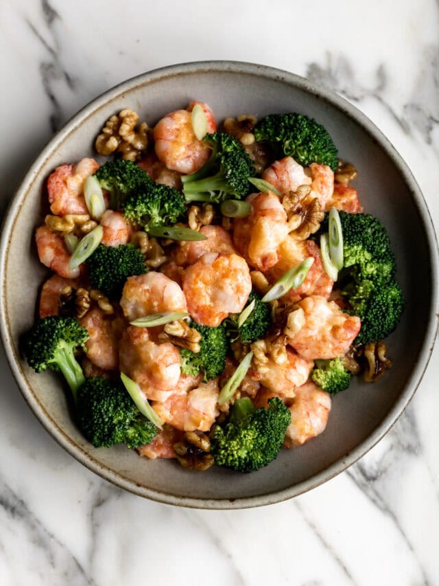 Honey Walnut Shrimp Cooking with Cocktail Rings