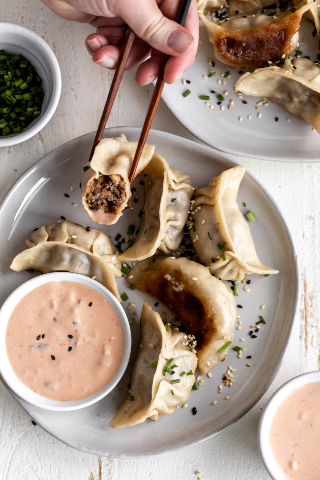 Cheeseburger Dumplings Cooking with Cocktail Rings