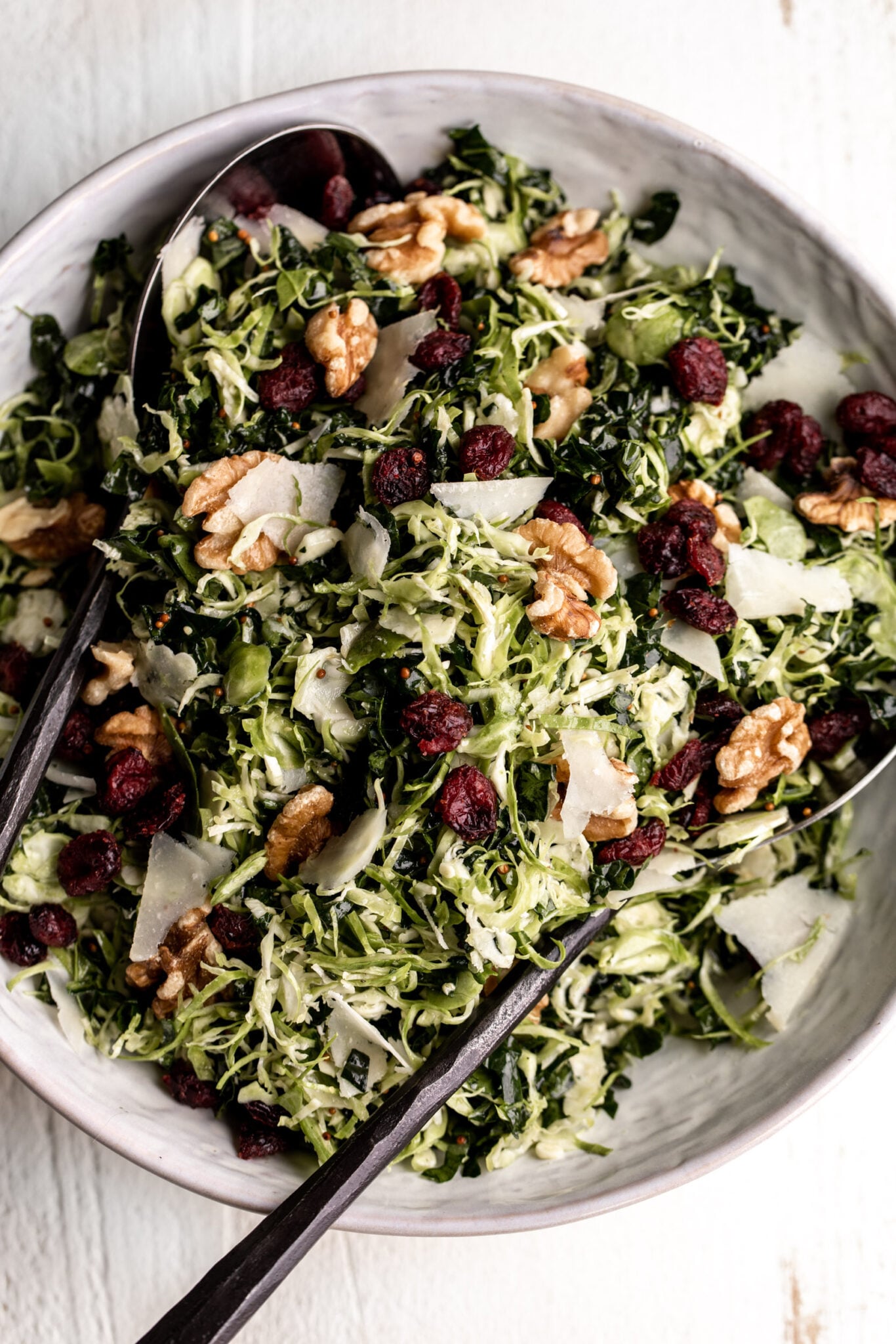 Shaved Brussels Sprouts Salad Recipe for no cook recipes.