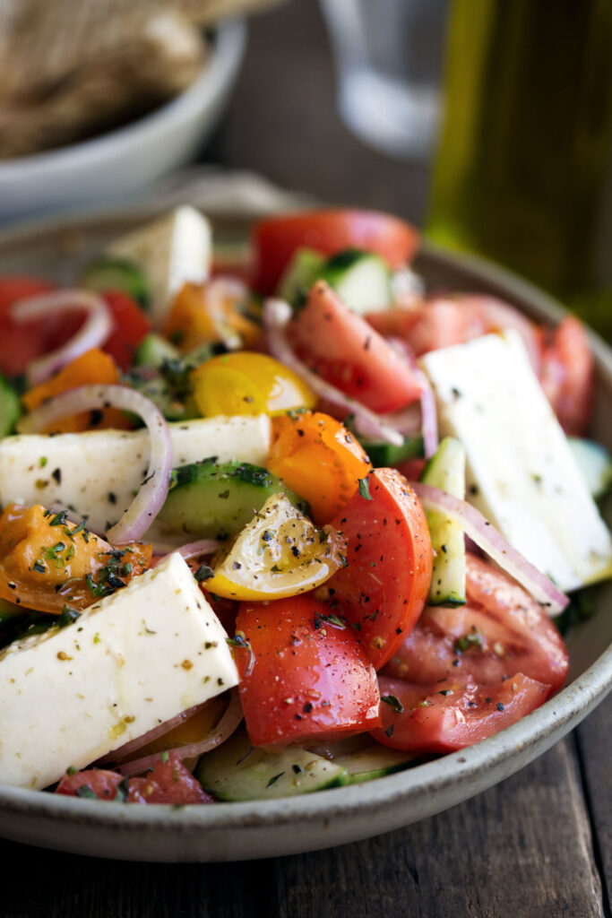 Greek salad for No Cook Recipes for Summer