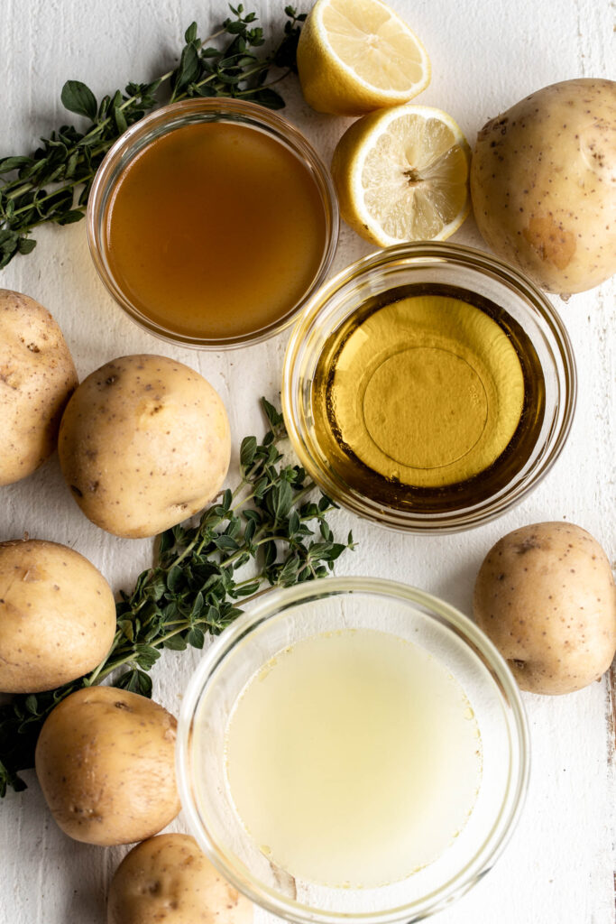 ingredients for Lemon Roasted Potatoes