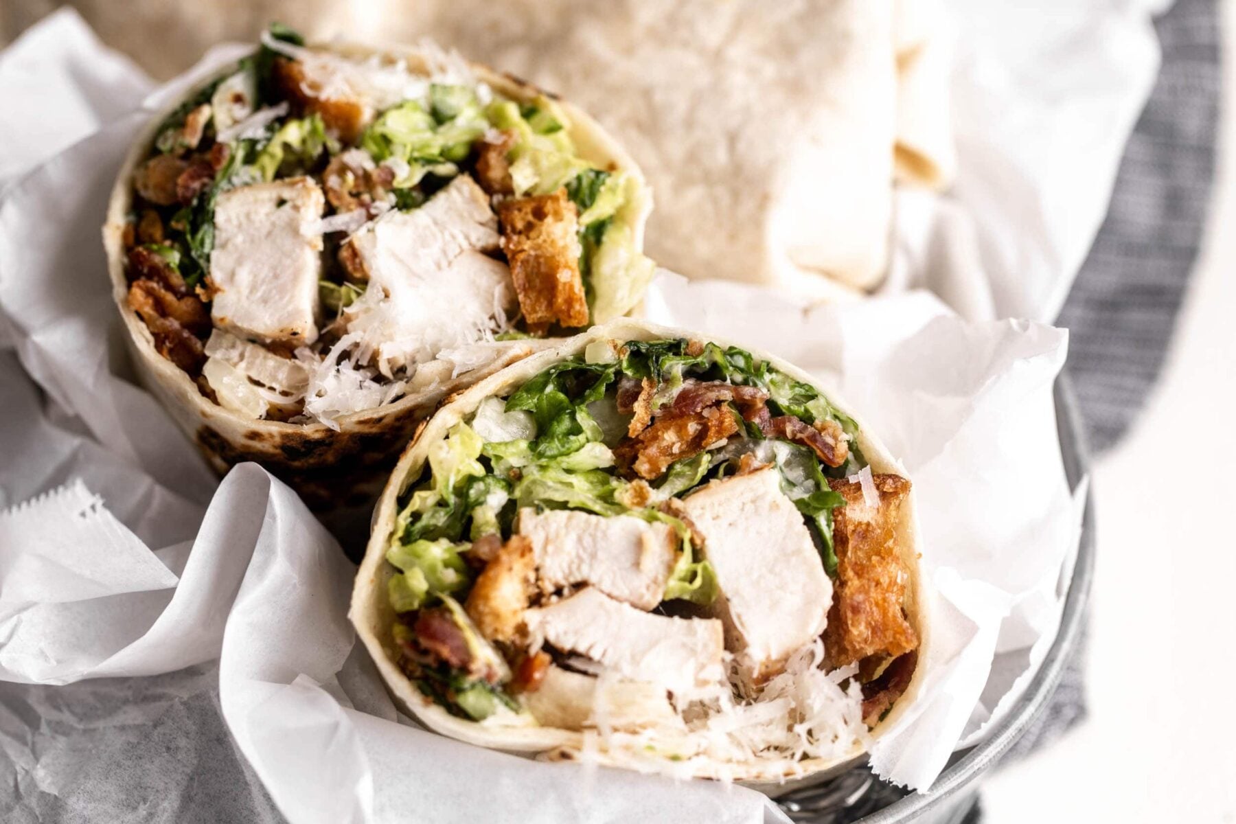 Grilled Chicken Caesar Wrap.