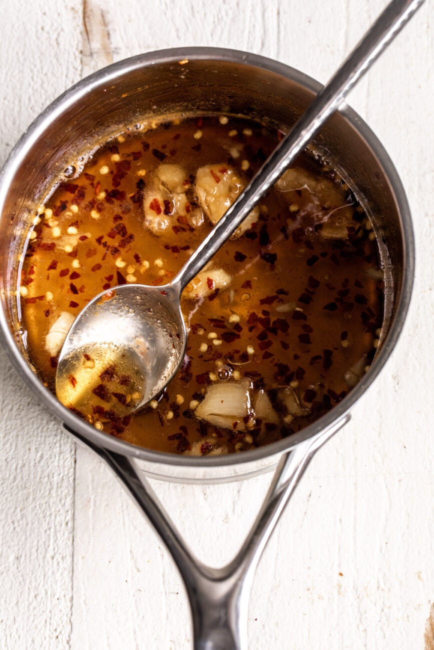 hot honey sauce.