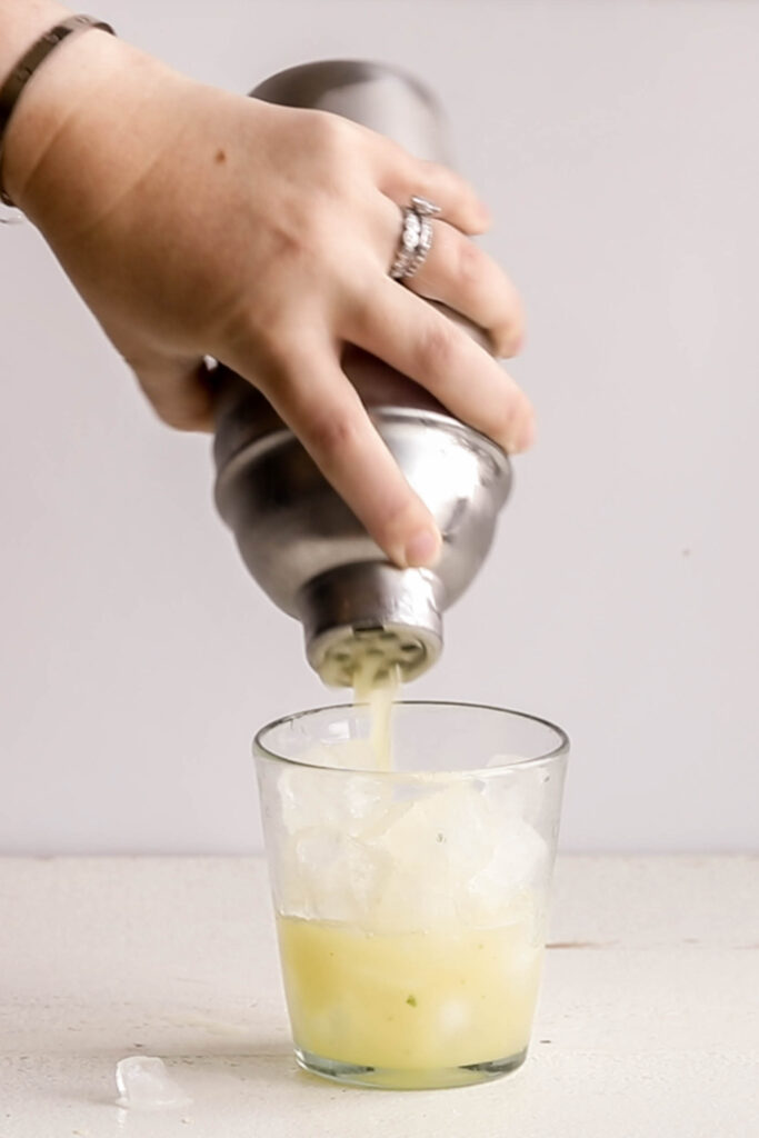 straining and serve the Pineapple Ginger Smash