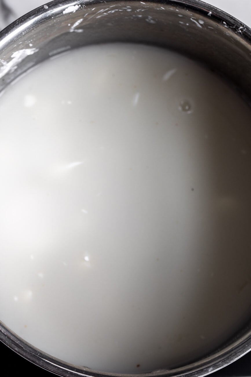 cornstarch sugar mixture.
