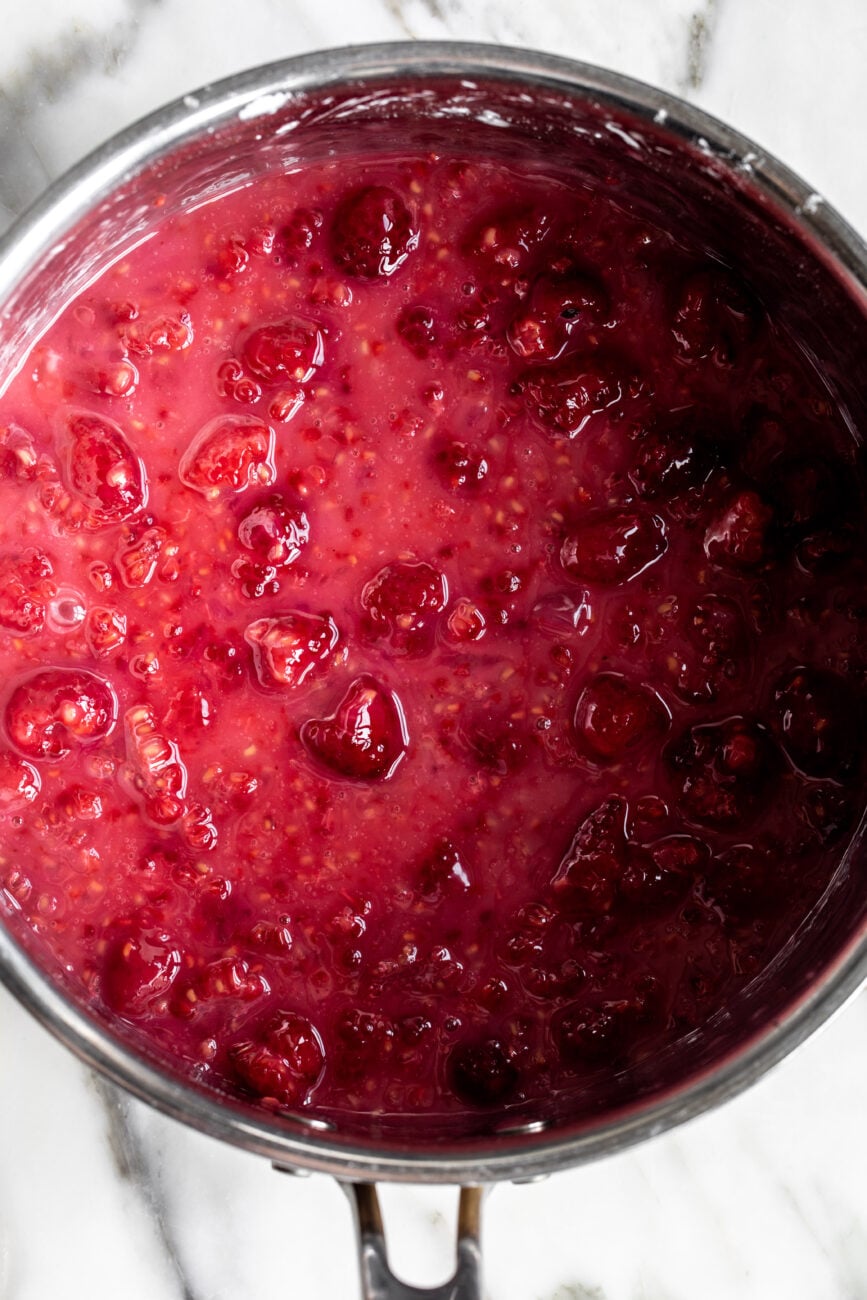 raspberry pie filling.