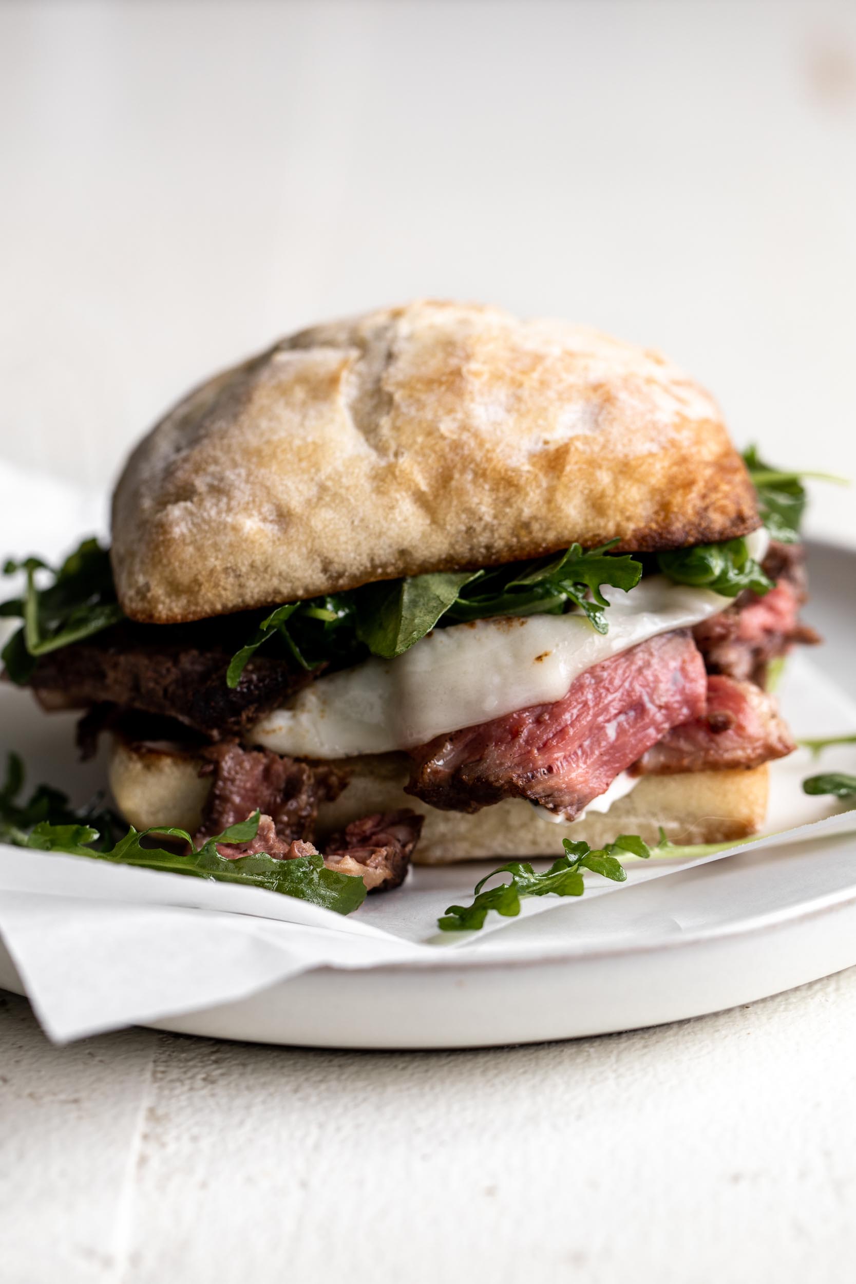 Ribeye Steak Sandwich with Horseradish Mayo