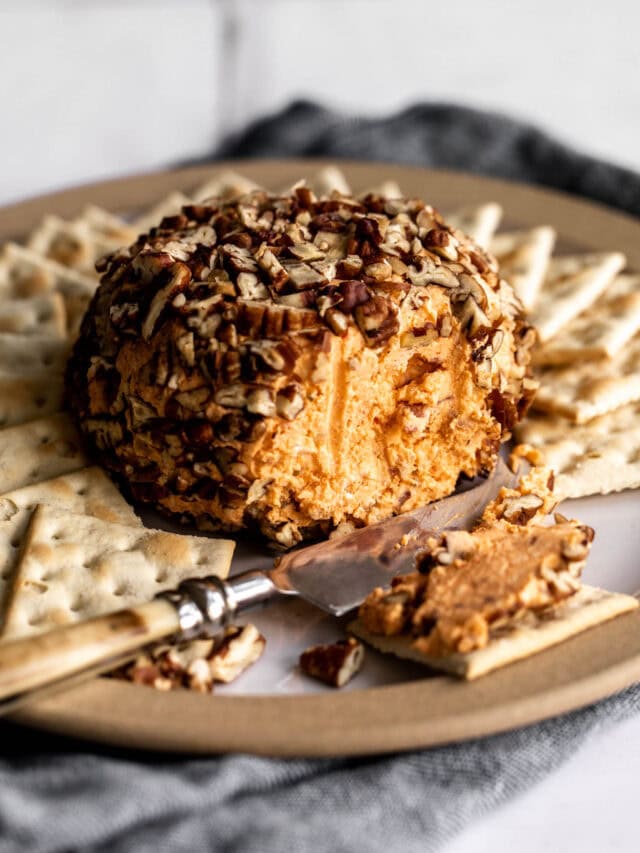Pimento Cheese Ball Recipe Cooking with Cocktail Rings