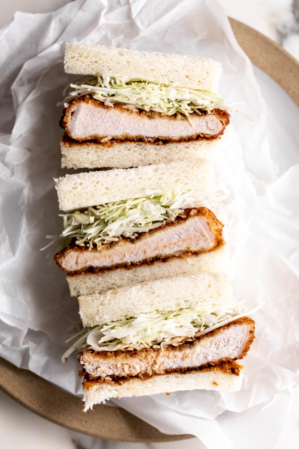 Pork Katsu Sandwich Cooking with Cocktail Rings