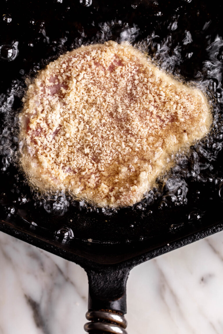 Pork Katsu Sandwich Cooking with Cocktail Rings