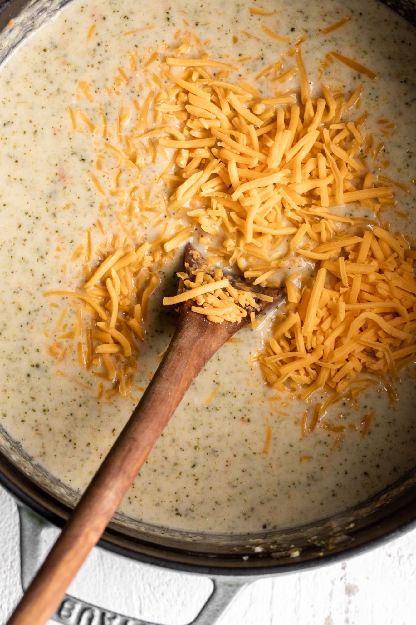 How to Make Broccoli Cheddar Soup - Cooking with Cocktail Rings
