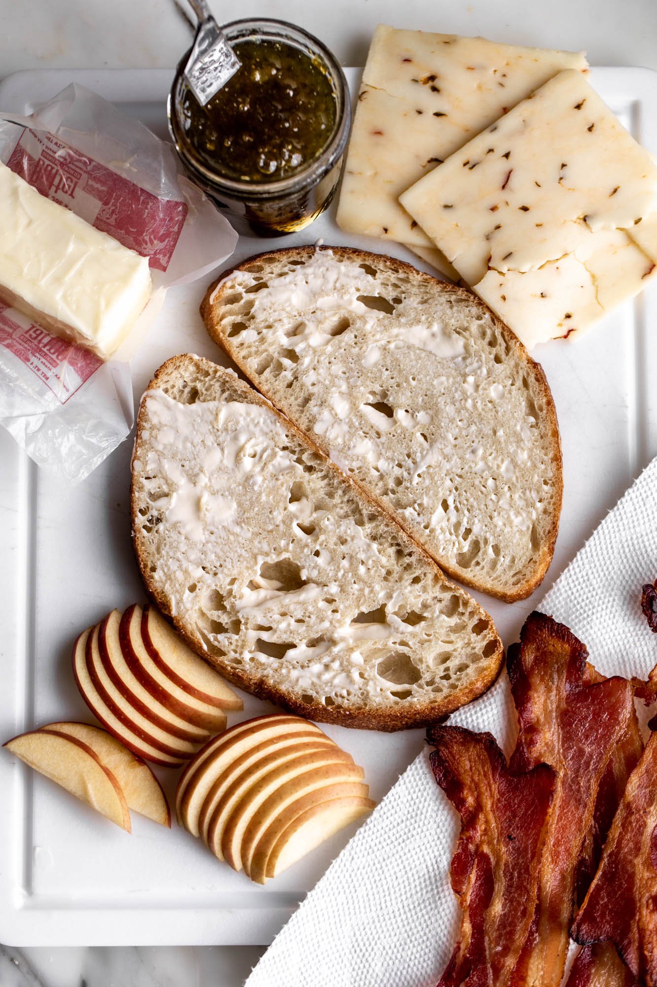 Spicy Grilled Cheese Cooking with Cocktail Rings