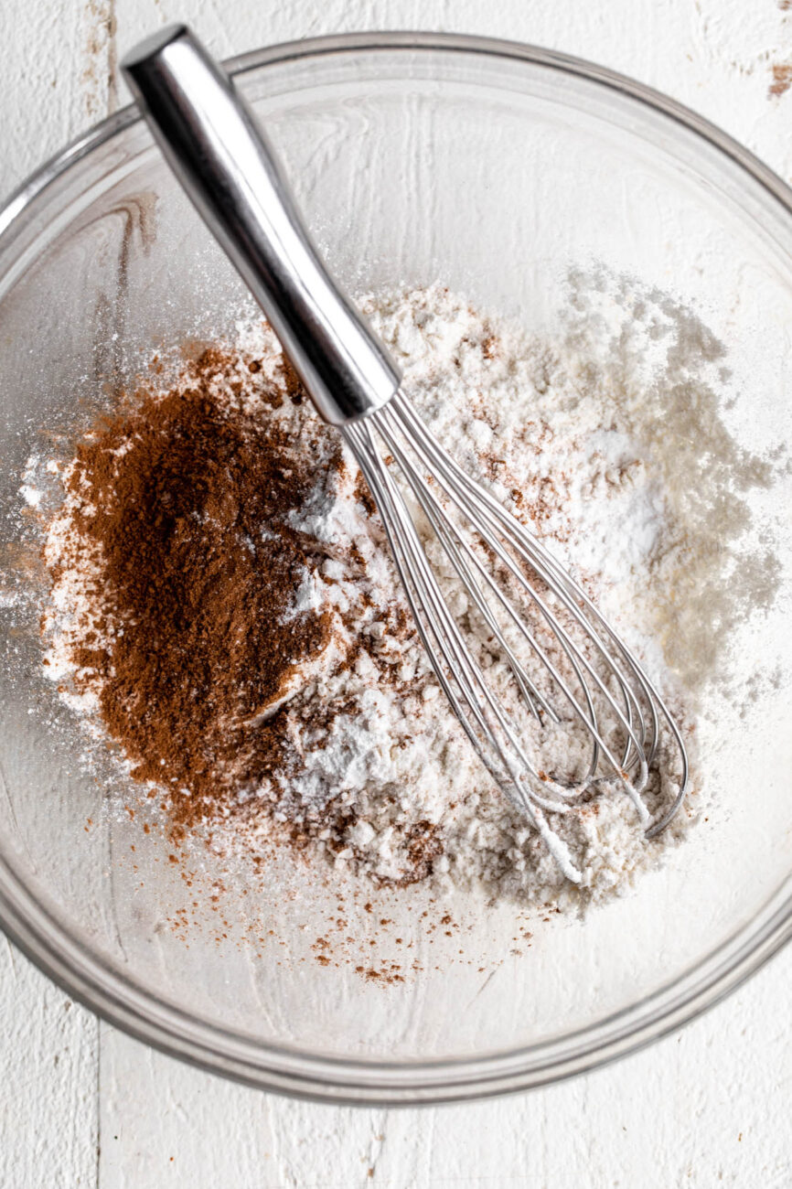 dry ingredients pumpkin roll.