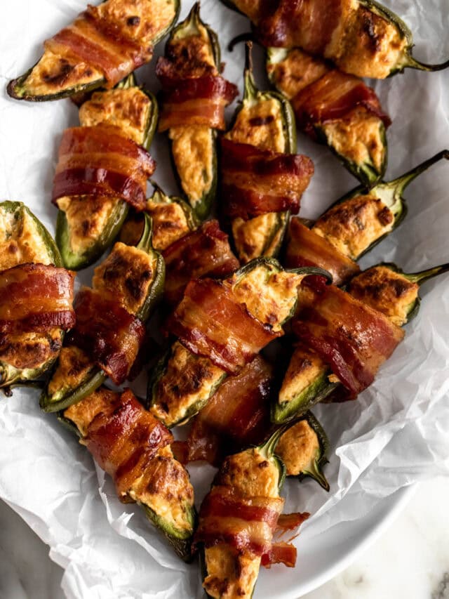 Bacon Wrapped Jalapeño Poppers Cooking with Cocktail Rings