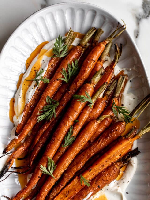 Roasted Carrots with Whipped Ricotta and Chili Butter Cooking with