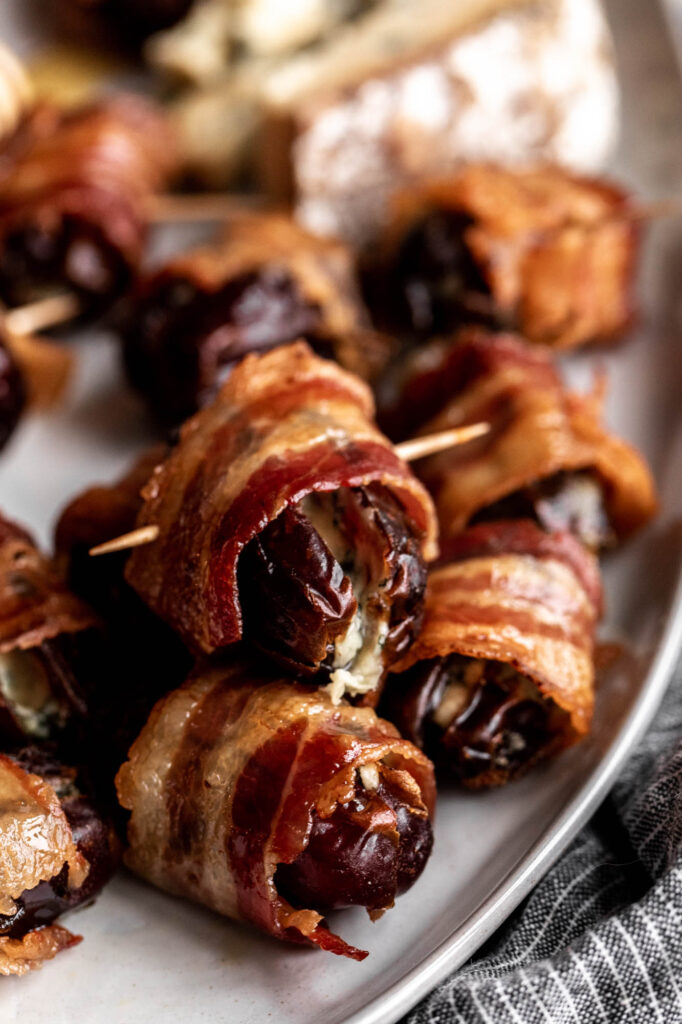 served Bacon Wrapped Dates 