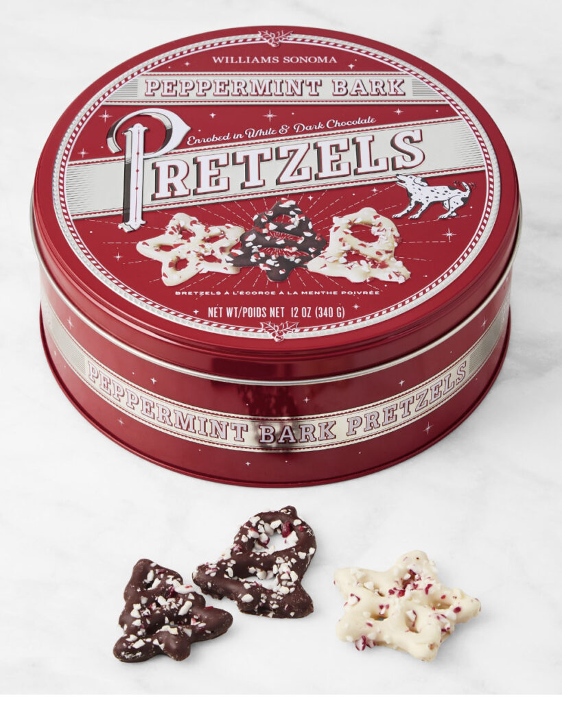 Peppermint Pretzels as part of holiday Gift guide 2022