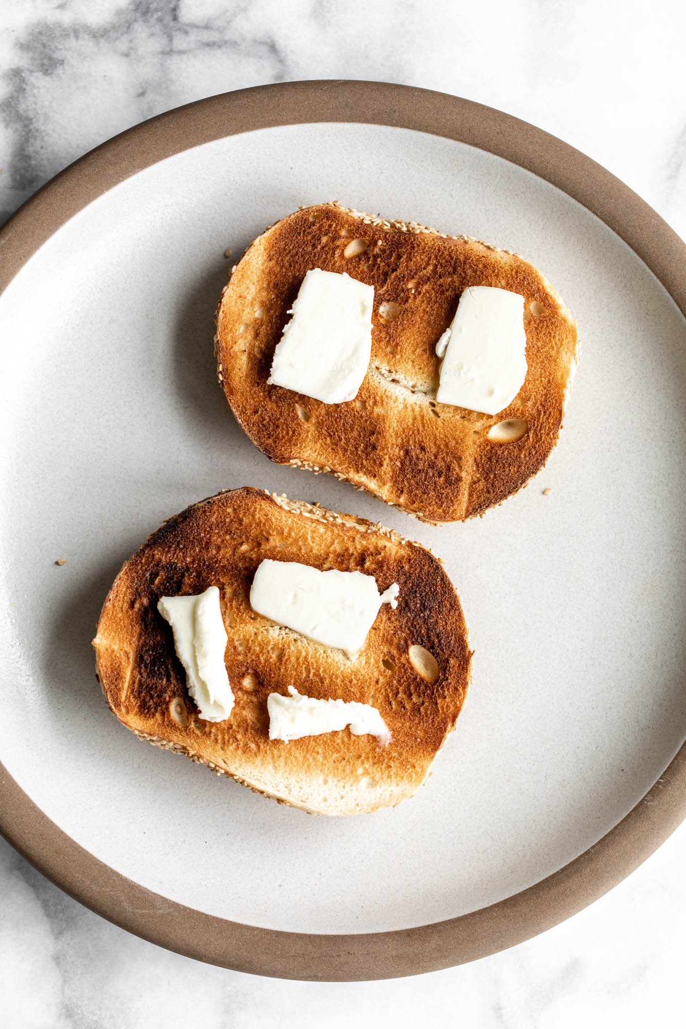 Kimchi Cream Cheese Bagel Cooking with Cocktail Rings