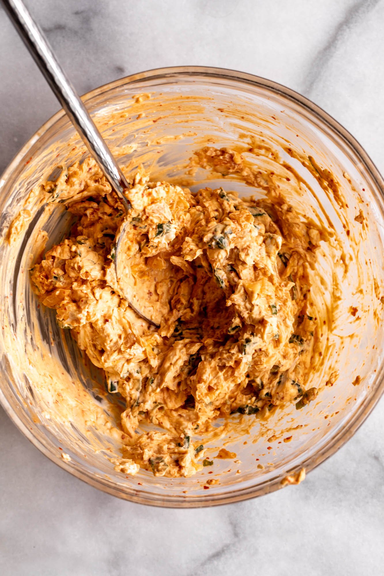 Kimchi Cream Cheese Bagel Cooking with Cocktail Rings