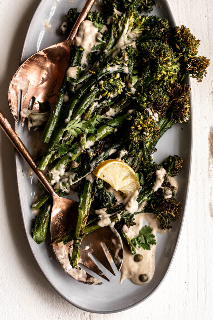 Charred Broccolini with Tonnato Sauce