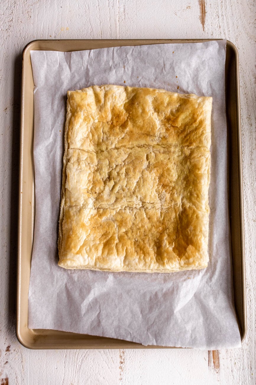 puff pastry tart base.