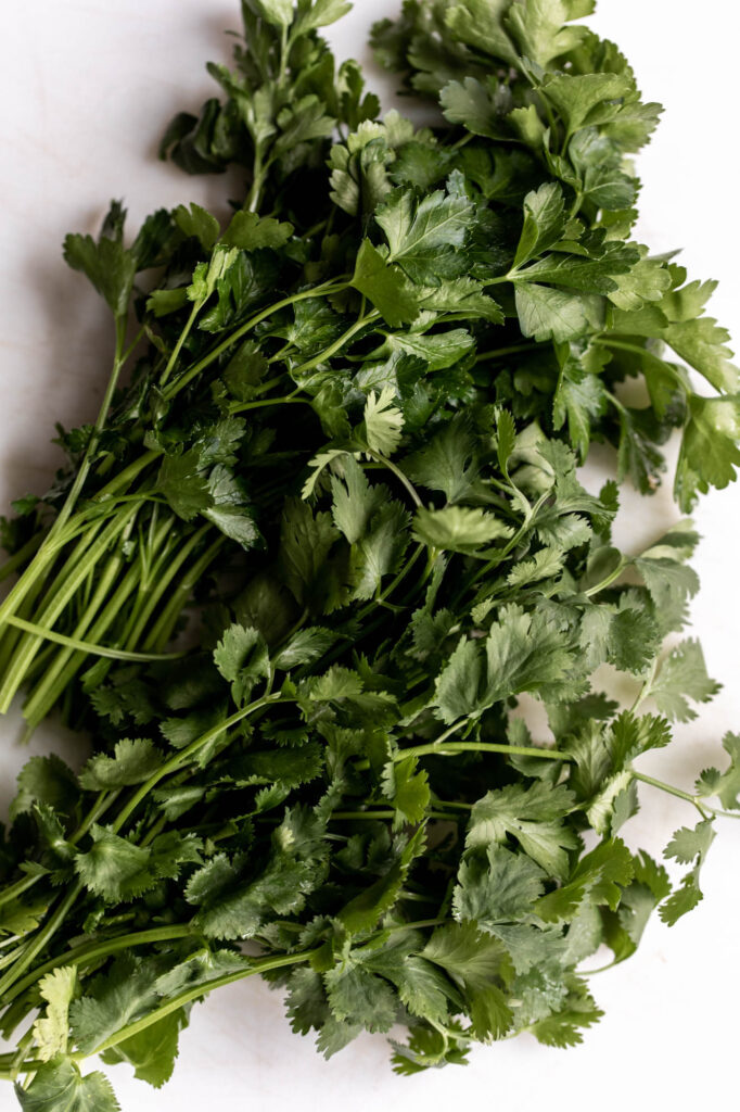 parsley for Chimichurri Rice