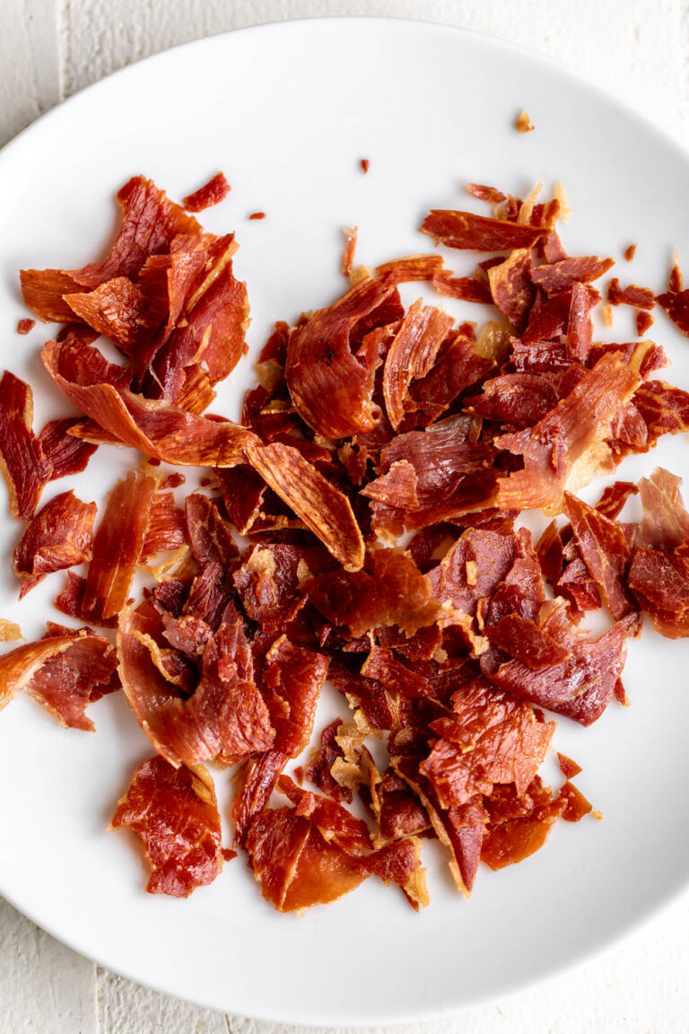 Butter Lettuce Salad Recipe with Crispy Prosciutto and Corn Cooking