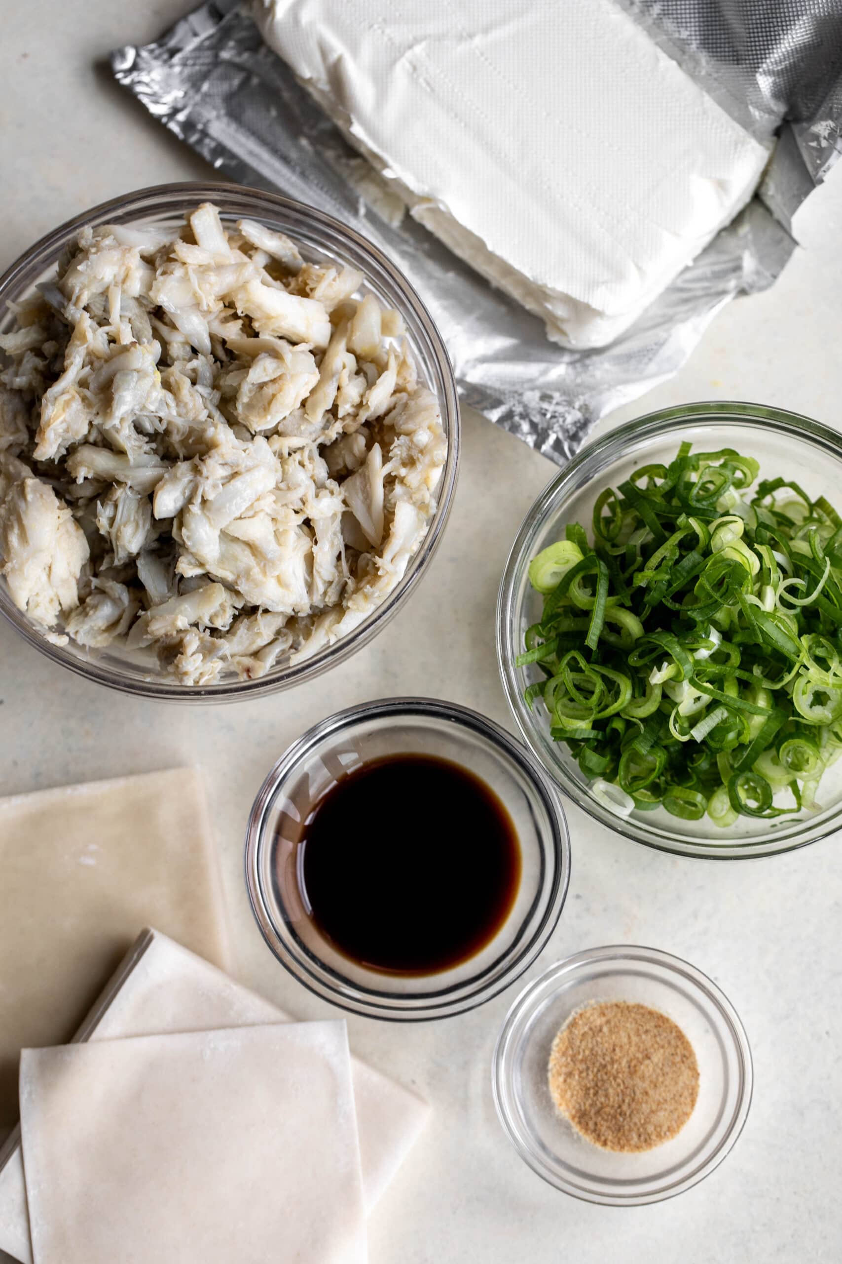 Crab Rangoons with Orange Sweet Chili Sauce Cooking with Cocktail Rings