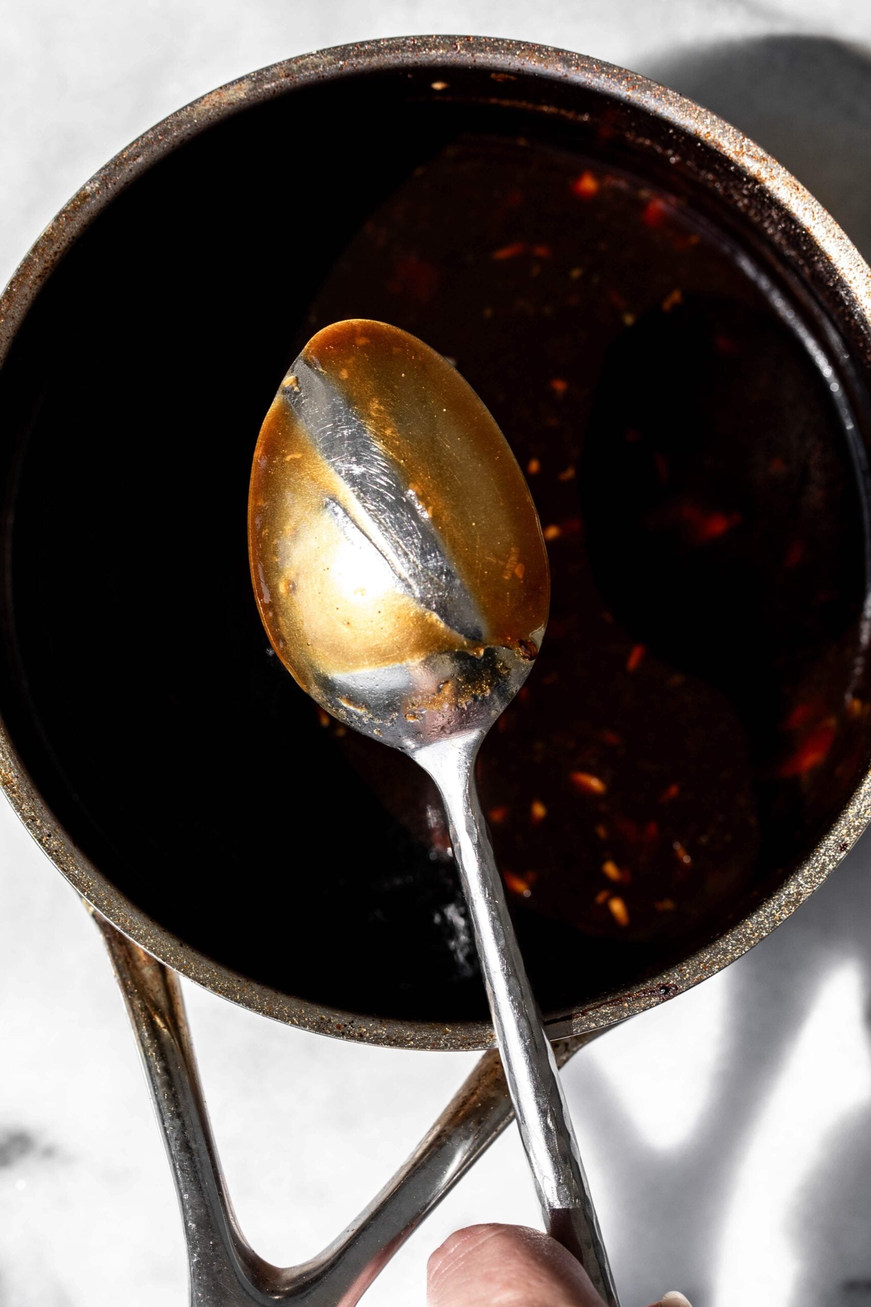 sauce for Honey Soy Sea Bass.