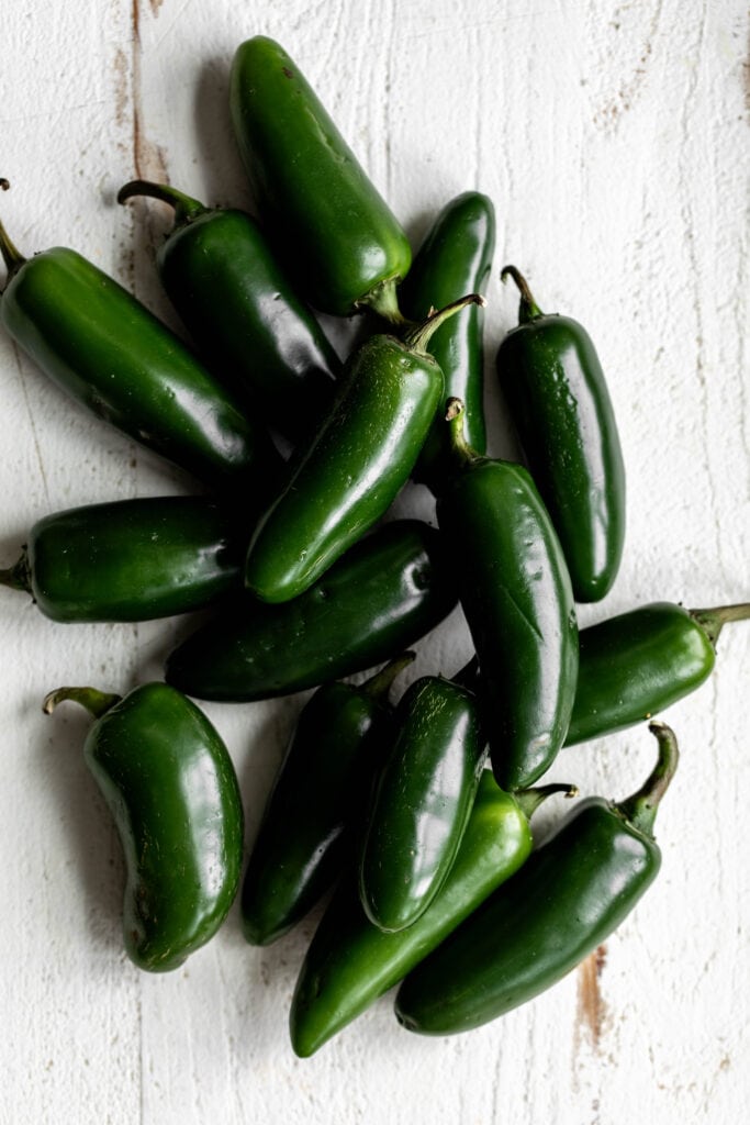 Jalapeño for Spicy Sausage Jalapeño Poppers.