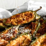 spicy sausage stuffed jalapeno poppers.